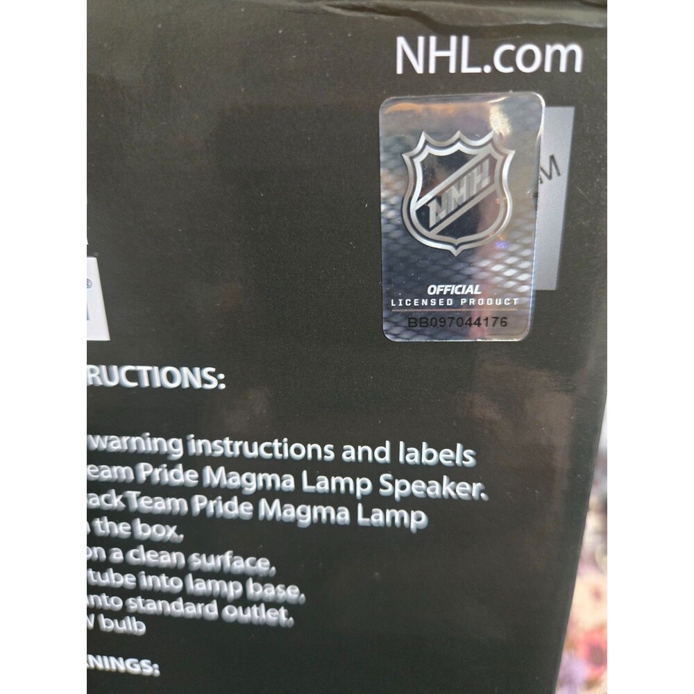 NHL Team Pride Seattle Kraken Magma Lamp Speaker - Picture 3 of 4